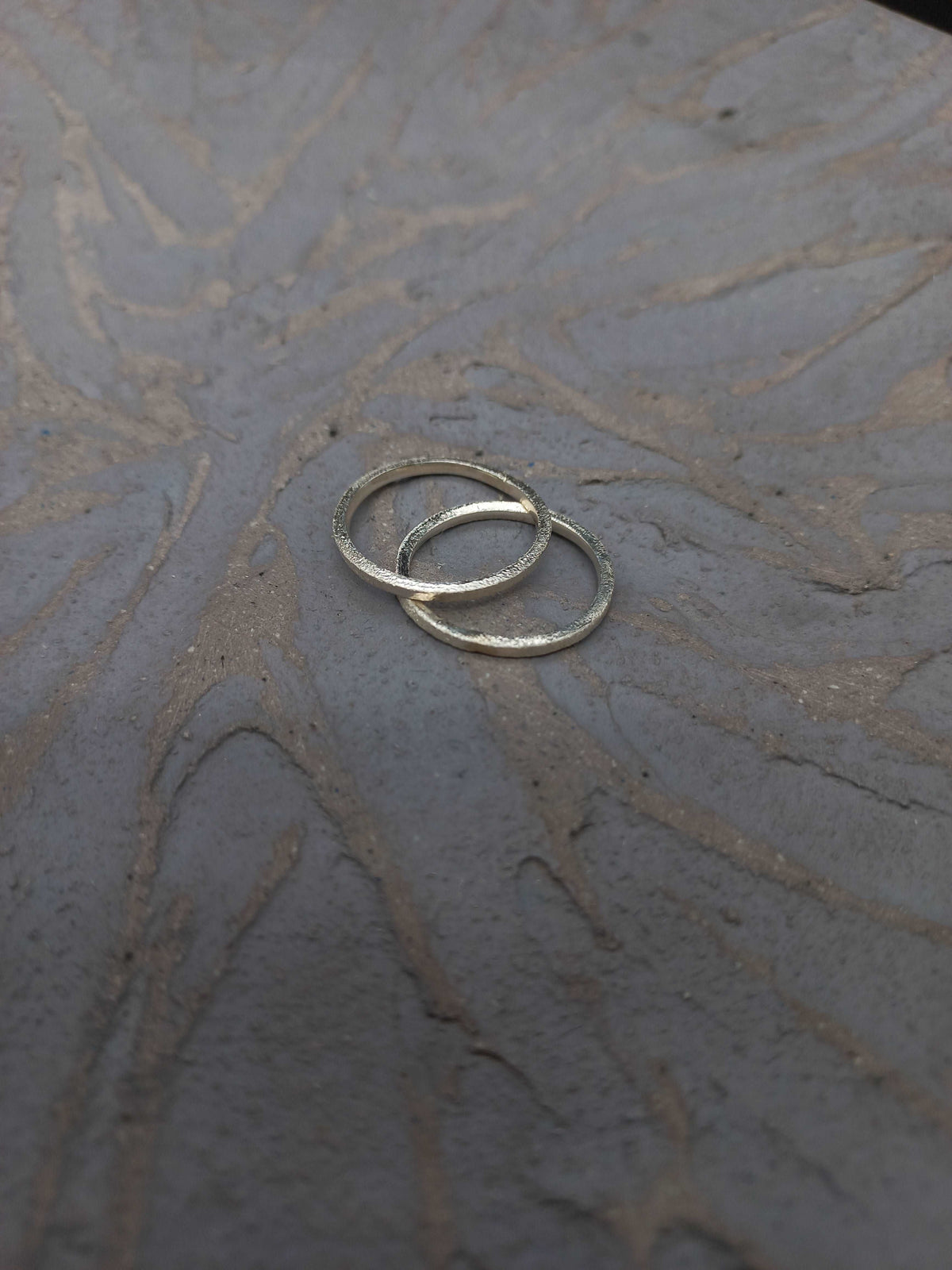 Stardust silver ring
