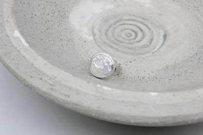 Pearl silver ring