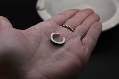 Half moon ear cuff