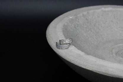 Spotty sterling silver ear cuff