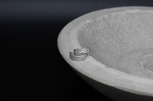 Spotty sterling silver ear cuff