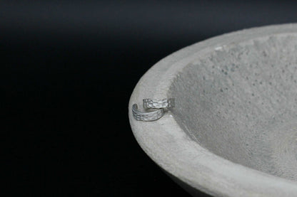 Spotty sterling silver ear cuff